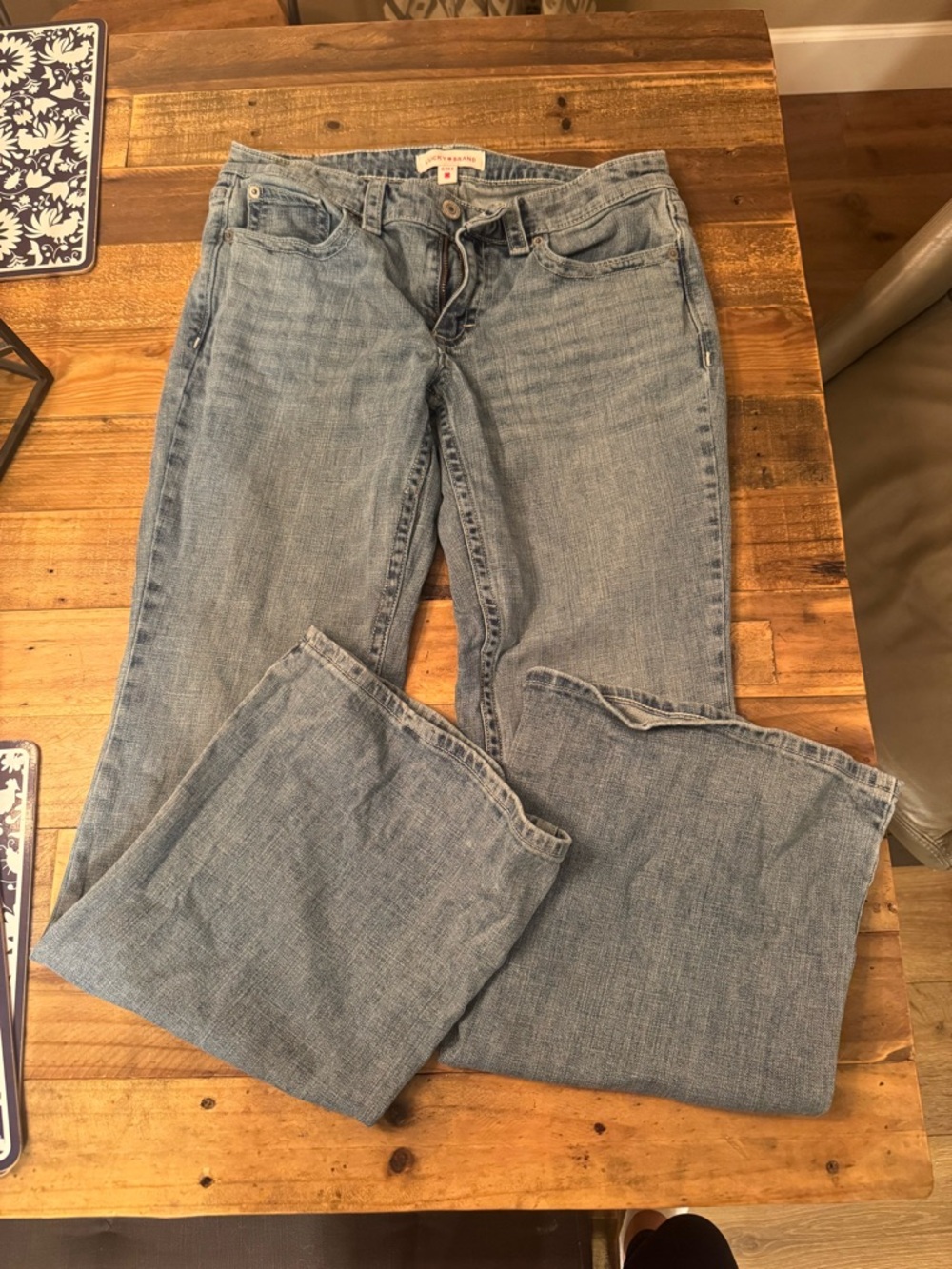 Lucky Brand Light Blue Flared Jeans